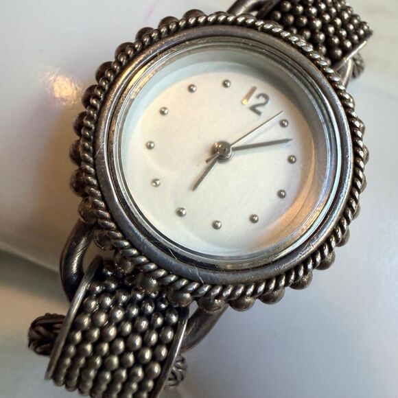 Suarti Bali Sterling Silver Watch Bracelet 925 Indonesia Vintage Artisan Watch main image 7